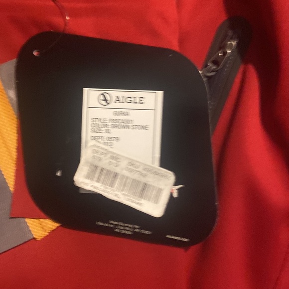 New with tags Aisle Actinum Mens XL All WeatherShell jacket.. Water and Wind res - Picture 6 of 7